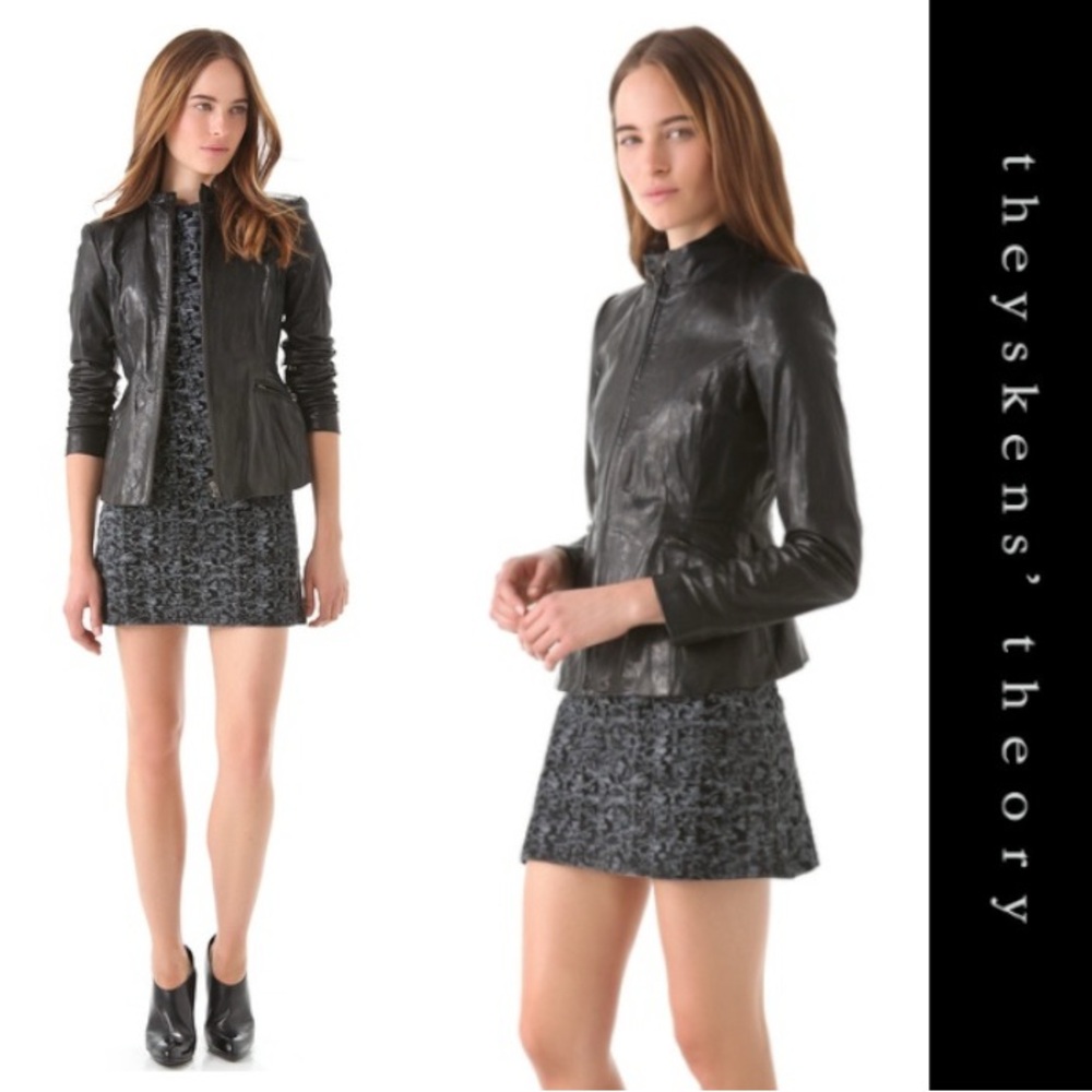 NWT Theyskens’ Theory Leather Jacket